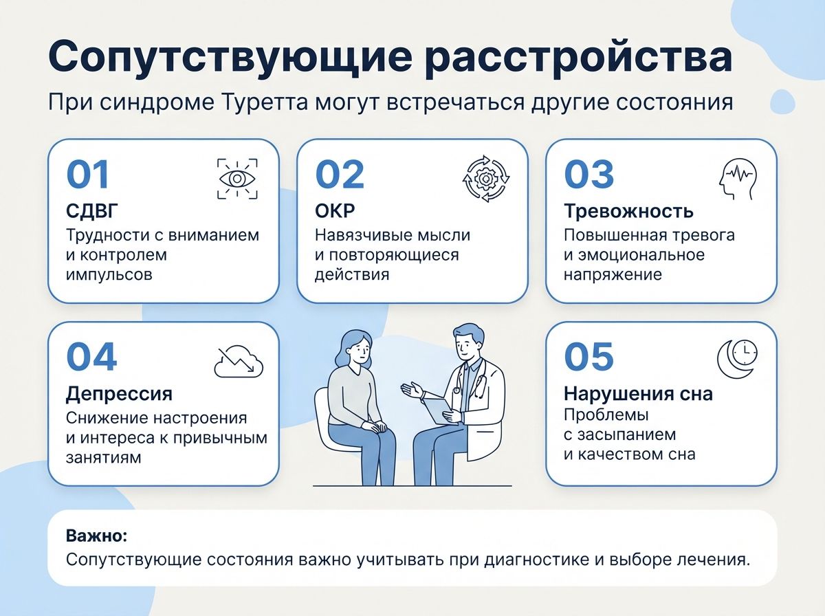 Лечение синдрома Туретта в Ужуре инфографика
