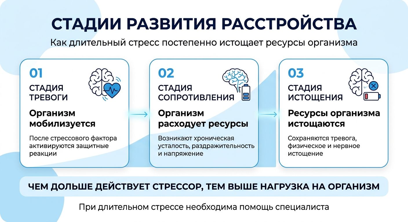 Лечение стресса в Ужуре инфографика